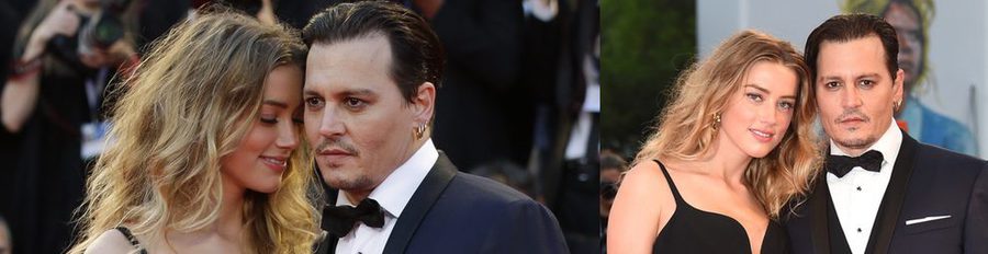 Pasión en estado puro: Johnny Depp y Amber Heard se olvidan de las cámaras en la Mostra 2015