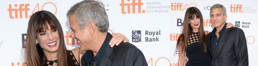 Reencuentro 'Gravity': La complicidad de Sandra Bullock y George Clooney en el Festival de Cine de Toronto