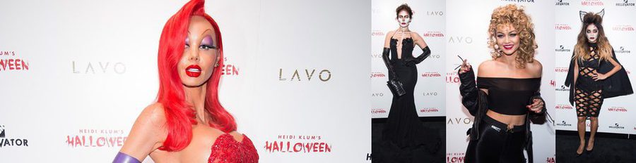 Heidi Klum sorprende en su fiesta de Halloween con su sexy disfraz de Jessica Rabbit