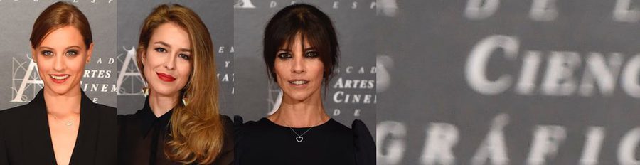 Michelle Jenner, Maribel Verdú y Silvia Abascal apoyan a Aitana Sánchez Gijón y Juan Diego en su gran noche