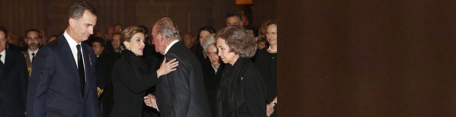 Felipe y Letizia, Juan Carlos y Sofía: Póker de Reyes en el funeral del Infante Carlos