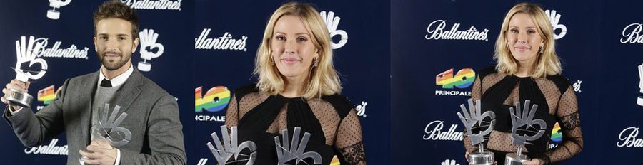 Pablo Alborán, Ellie Goulding y Alejandro Sanz, triunfadores de los Premios 40 Principales 2015