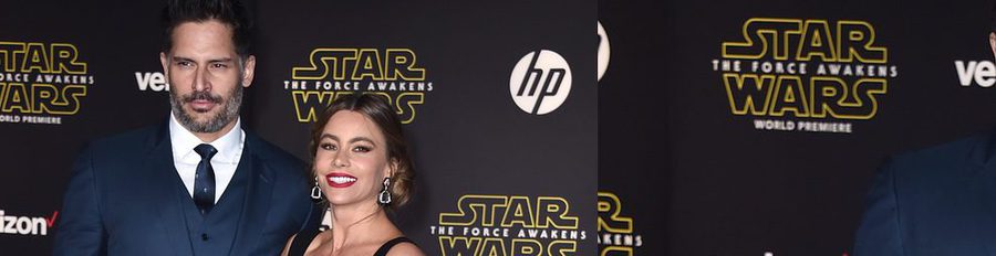 Sofía Vergara y Joe Manganiello reaparecen en el estreno mundial de 'Star Wars' tras su espectacular boda
