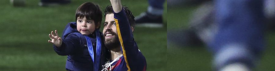 Shakira, Milan y Sasha celebran con Gerard Piqué el triunfo del Barça en el Mundialito de Clubes