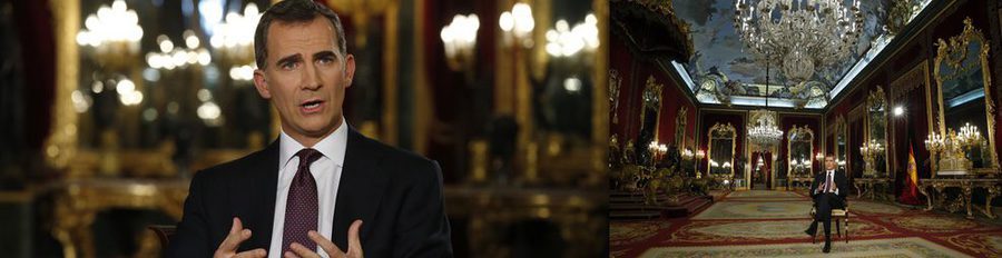 El Rey Felipe no alude a la crisis ni a la corrupción en su segundo discurso de Navidad desde el Palacio Real