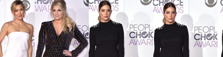 Kate Hudson, Meghan Trainor y Ashley Benson deslumbran en la alfombra roja de los People's Choice Awards 2016