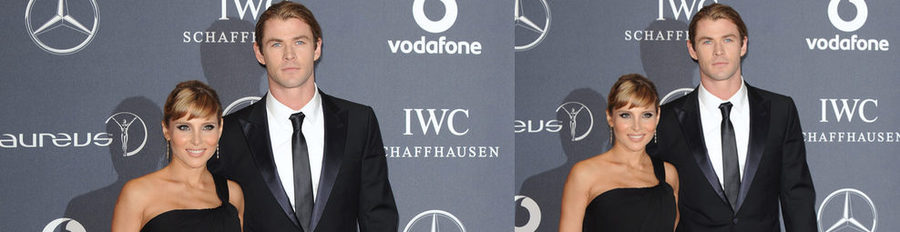 Elsa Pataky y Chris Hemsworth, más acaramelados que nunca sobre la alfombra roja de los Laureus