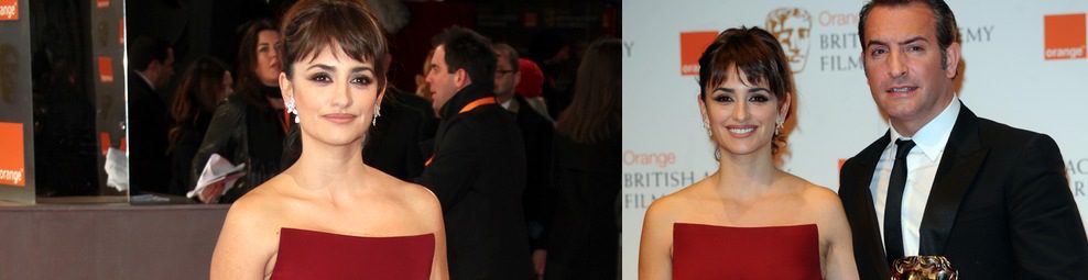 Penélope Cruz, sin Javier Bardem, eclipsa la alfombra roja de los Bafta 2012