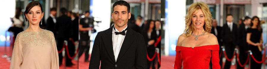 Belén Rueda, Miguel Ángel Silvestre y María Valverde deslumbran en la alfombra roja de los Premios Goya 2012