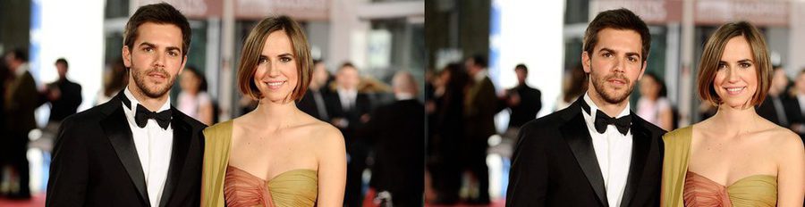 Marc Clotet cambia a Ana de Armas por su hermana Aina en la alfombra roja de los Premios Goya 2012