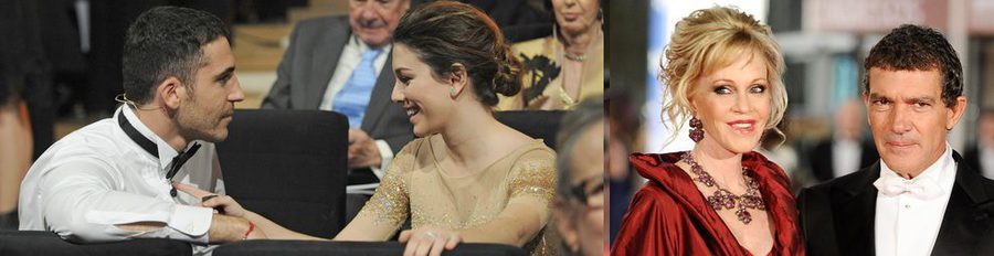 Blanca Suárez y Miguel Ángel Silvestre, Antonio Banderas y Melanie Griffith, entre las parejas de los Goya 2012