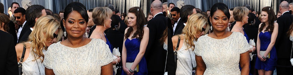 Octavia Spencer recoge el Oscar 2012 a Mejor Actriz de Reparto por su papel en 'Criadas y señoras'
