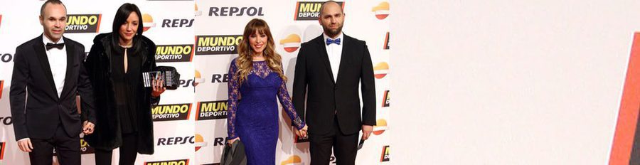 Andrés Iniesta y Anna Ortiz, Gisela y su novio, estrellas de la gala Mundo Deportivo 2016
