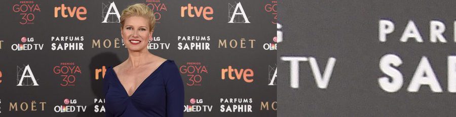 Anne Igartiburu presume de embarazo en la alfombra roja de los Premios Goya 2016