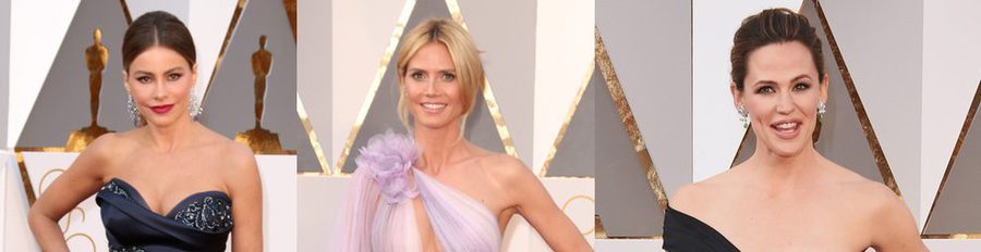 Sofía Vergara, Heidi Klum y Jennifer Garner deslumbran sobre la alfombra roja de los Oscar 2016