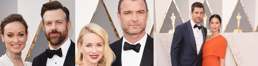Olivia Wilde y Jason Sudeikis y Naomi Watts y Liev Schreiber: las parejas de los Oscar 2016
