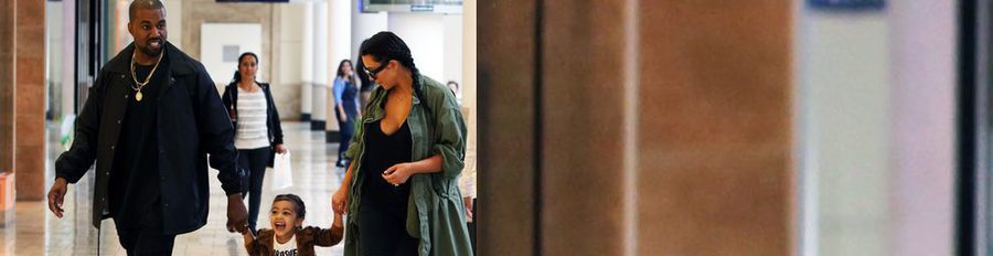 El lado más familiar de Kim Kardashian y Kanye West: acuden con su hija North West a un cumpleaños infantil