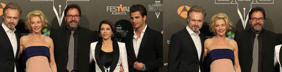 Belén Rueda, Maxi Iglesias y Alicia Borrachero deslumbran en la alfombra roja de 'La Embajada' en el FesTVal 2016 de Albacete