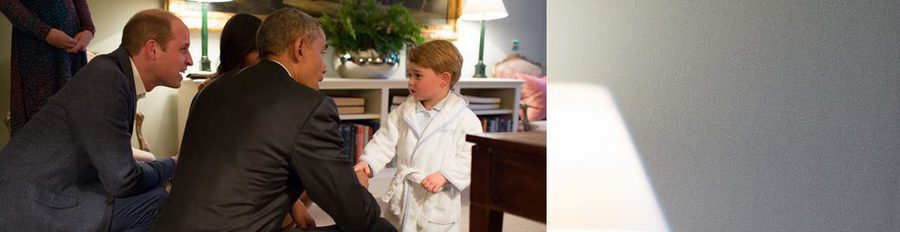 La visita más especial de los Obama a Londres: así conocieron al Príncipe Jorge de Cambridge