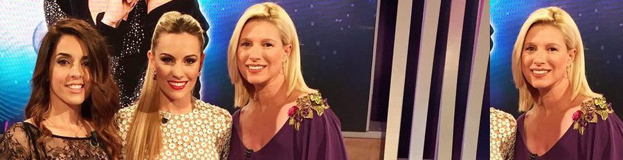 Anne Igartiburu luce su avanzadísimo embarazo durante la retransmisión de Eurovisión 2016