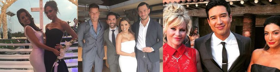 Victoria Beckham y Ricky Martin desvelan las fotos más divertidas de la boda de Eva Longoria y José Bastón