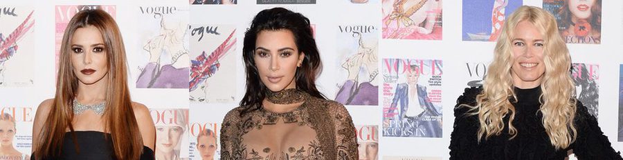 Kim Kardashian, Cheryl, Kate Moss y Claudia Schiffer, las estrellas de Vogue colapsan Londres