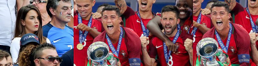 De la alegría de la familia de Cristiano Ronaldo a la pena de Erika Choperena en la final de la Eurocopa 2016