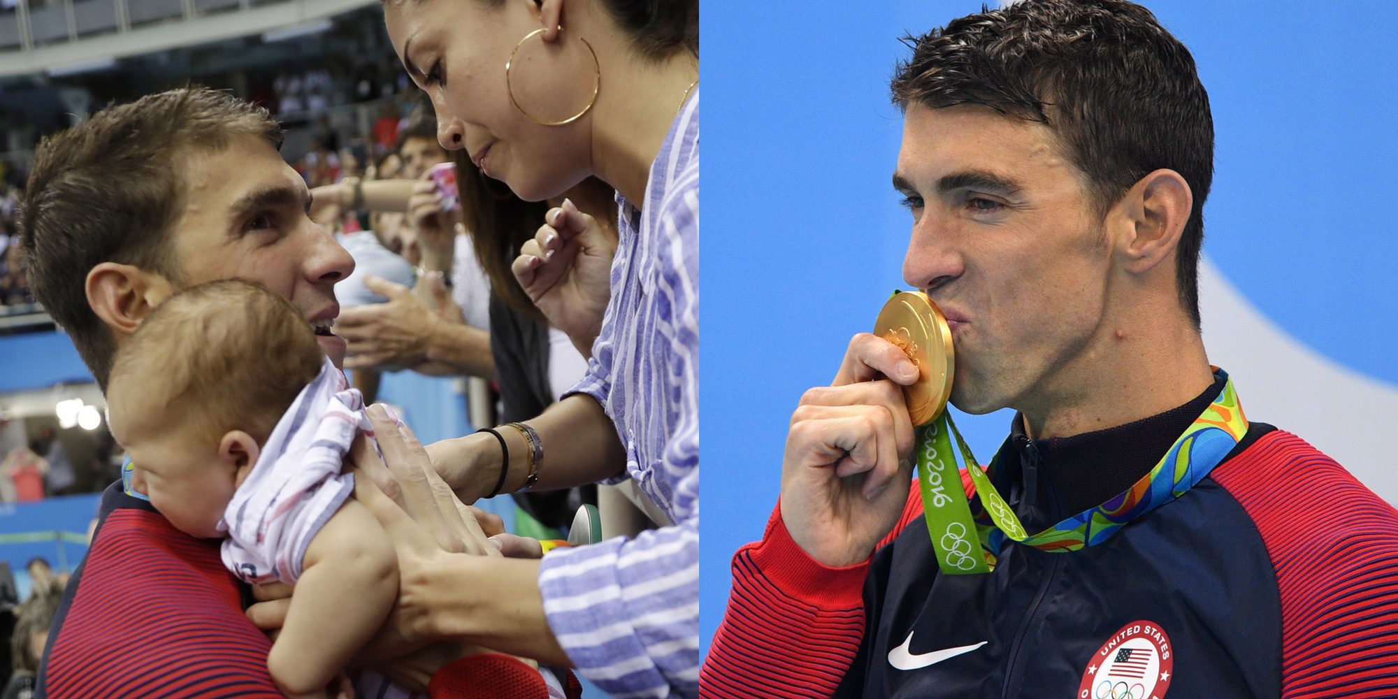 Rio 2016: Michael Phelps celebra sus 25 medallas olímpicas junto a su hijo Boomer