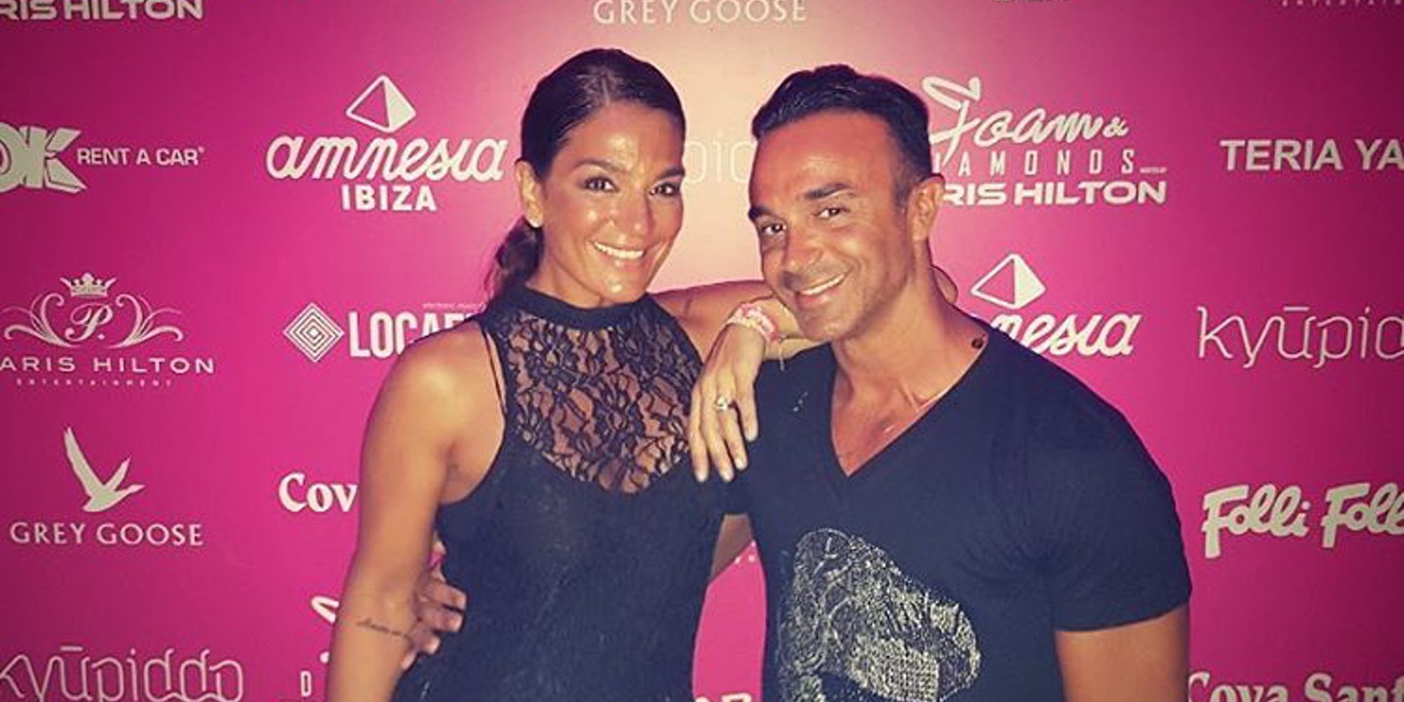 Luis Rollán y Raquel Bollo, de fiesta por Ibiza con Kiko Rivera y Paris Hilton