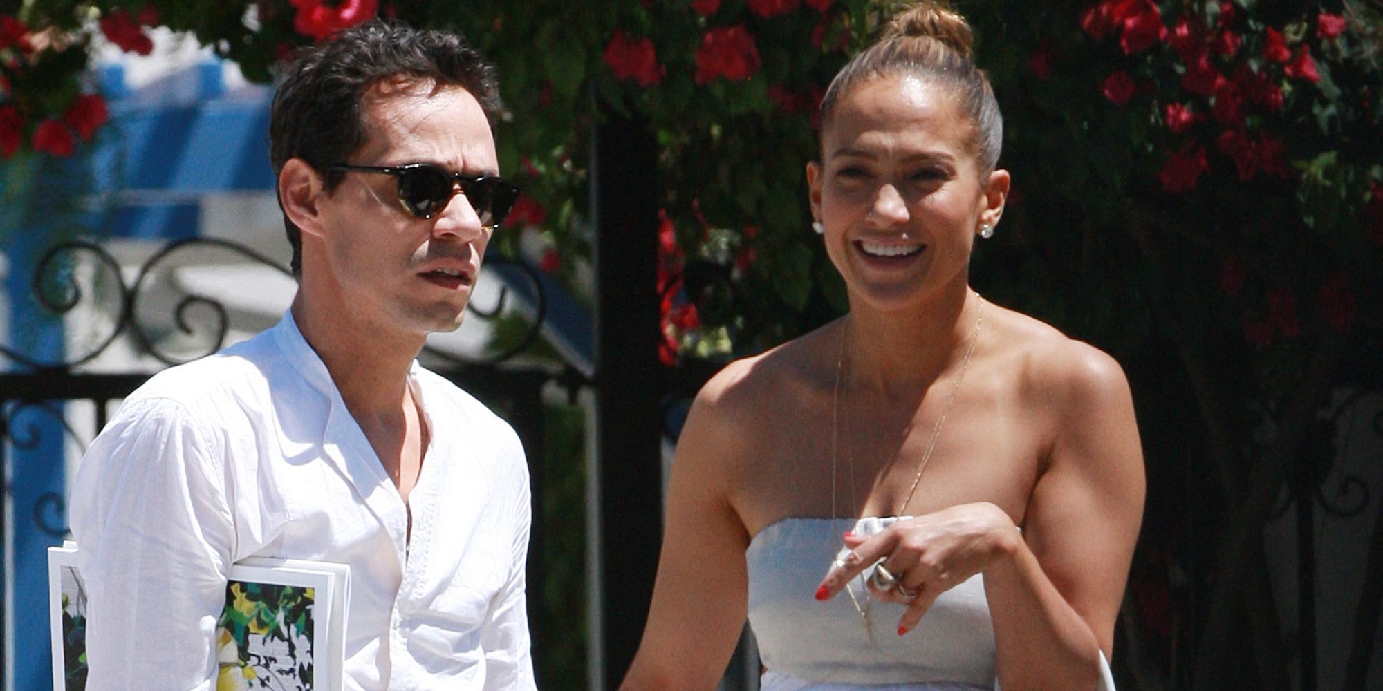 Dos ex bien avenidos: Jennifer Lopez y Marc Anthony posan en la misma fotografía