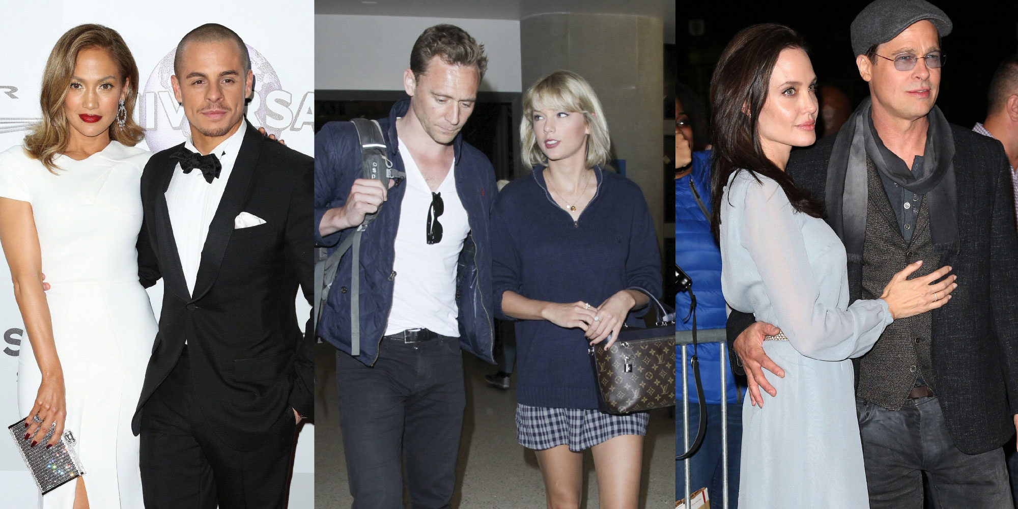 Brangelina, Taylor Swift y Tom Hiddleston y Jennifer Lopez y Casper Smart, entre las rupturas del verano