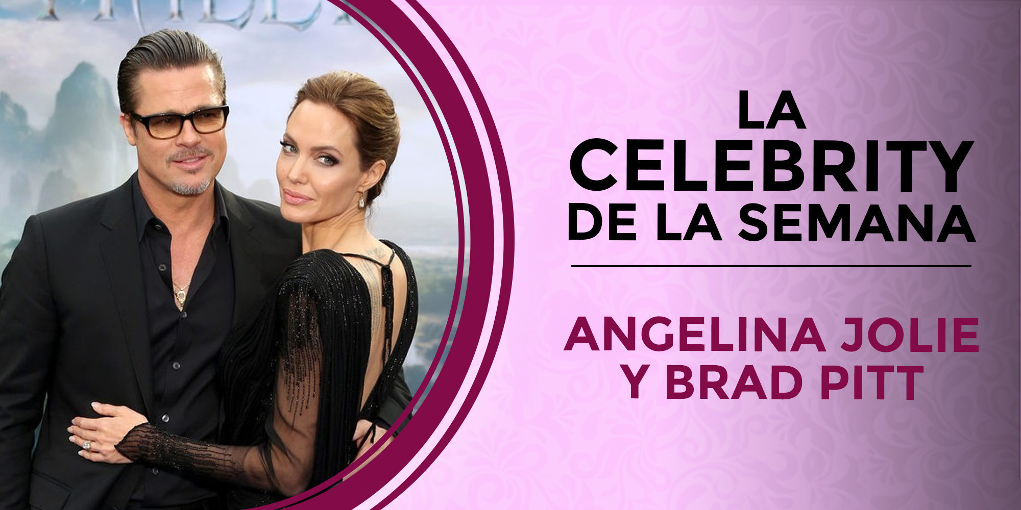 Brad Pitt y Angelina Jolie, las celebrities de la semana por su divorcio sorpresa