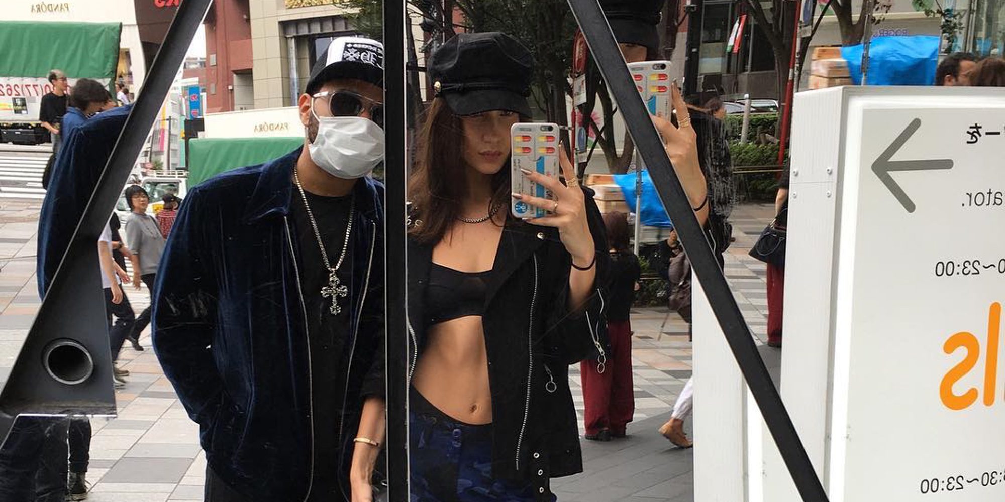 The Weeknd y Bella Hadid comparten una polémica foto durante su viaje a Japón