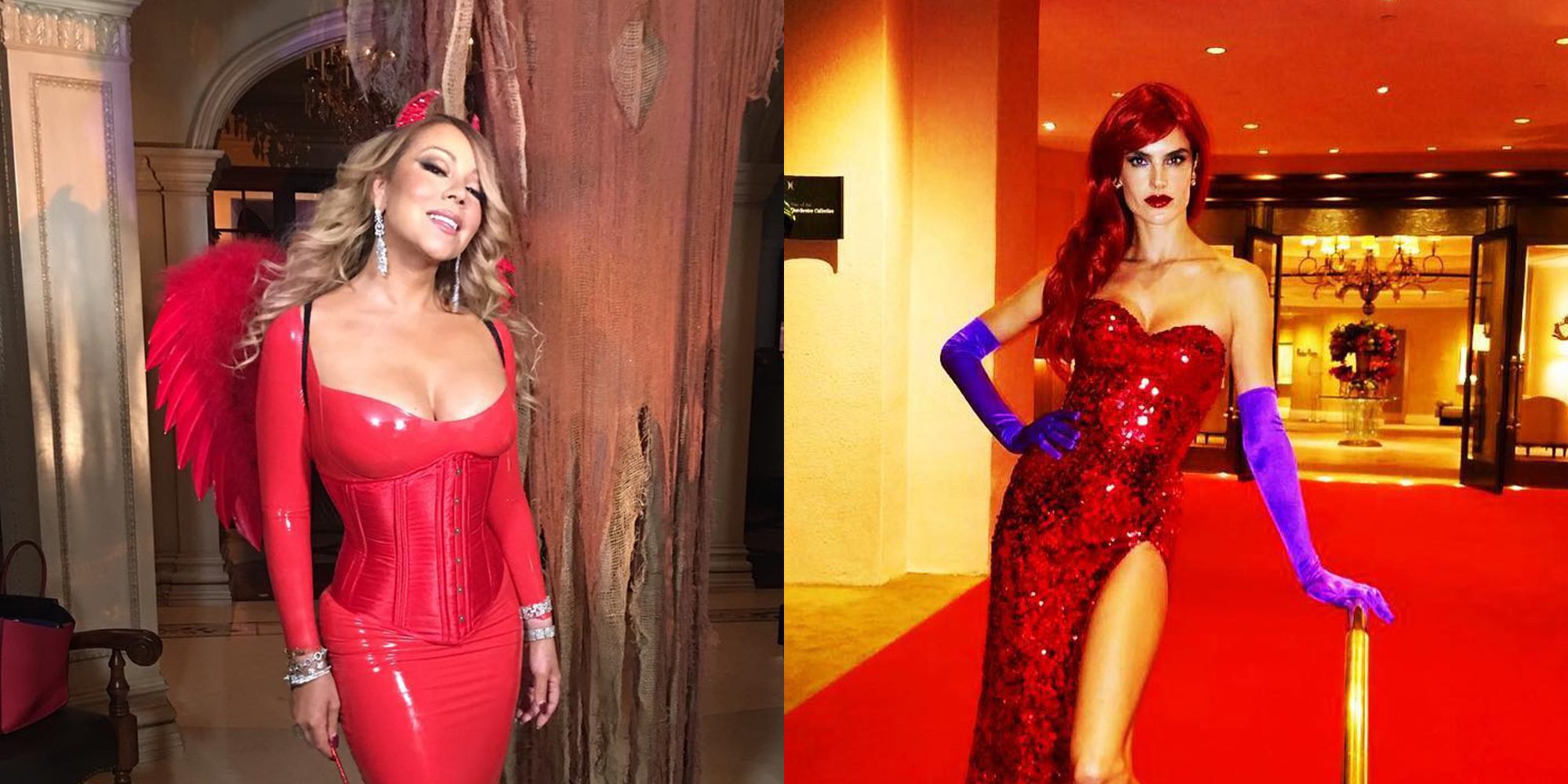 Paris Hilton, Ariel Winter y Mariah Carey lucen los disfraces más sexys de Halloween 2016
