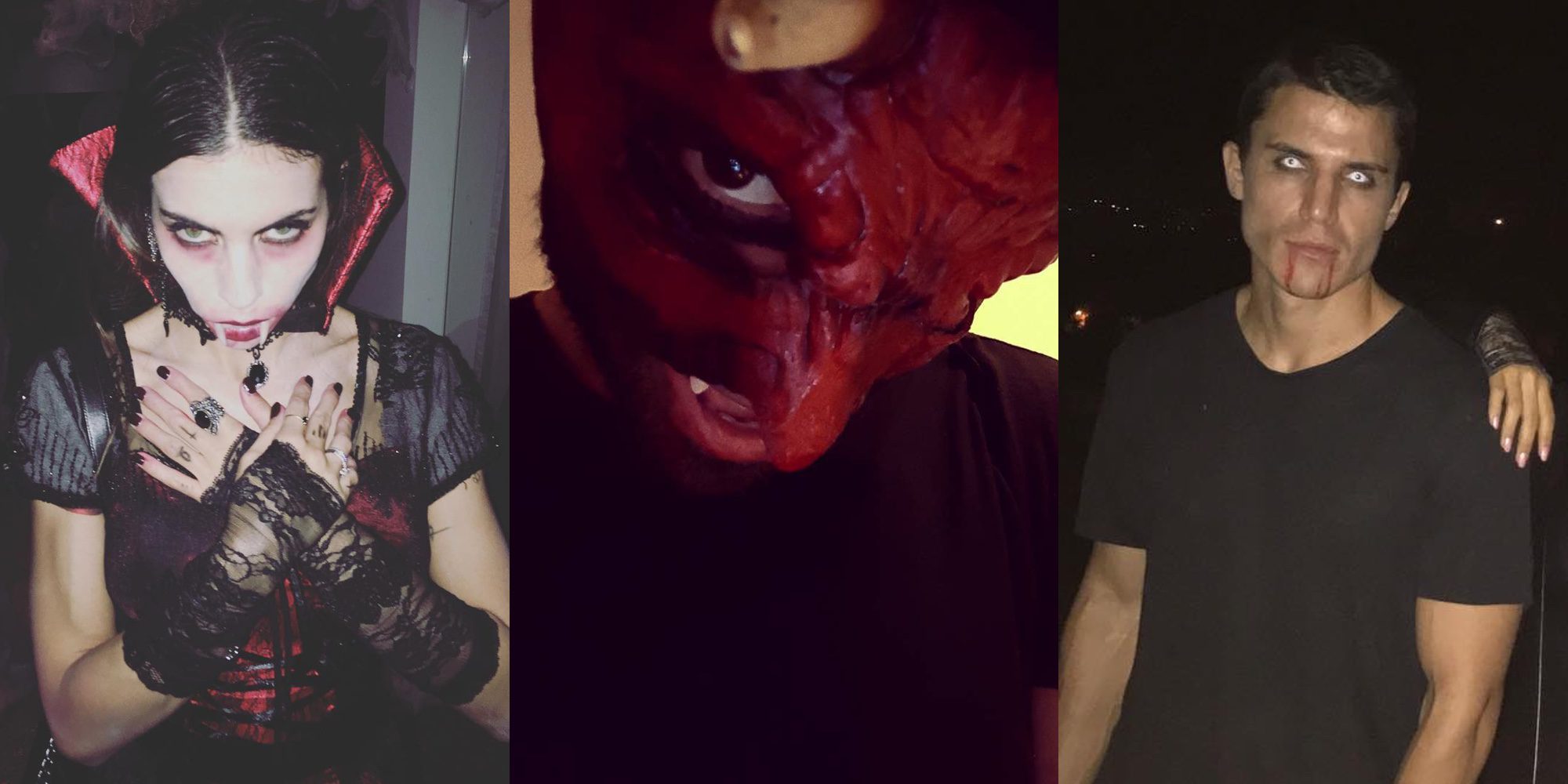 Los terroríficos disfraces de Melissa Jiménez, Pablo Alborán y Álex González para Halloween 2016