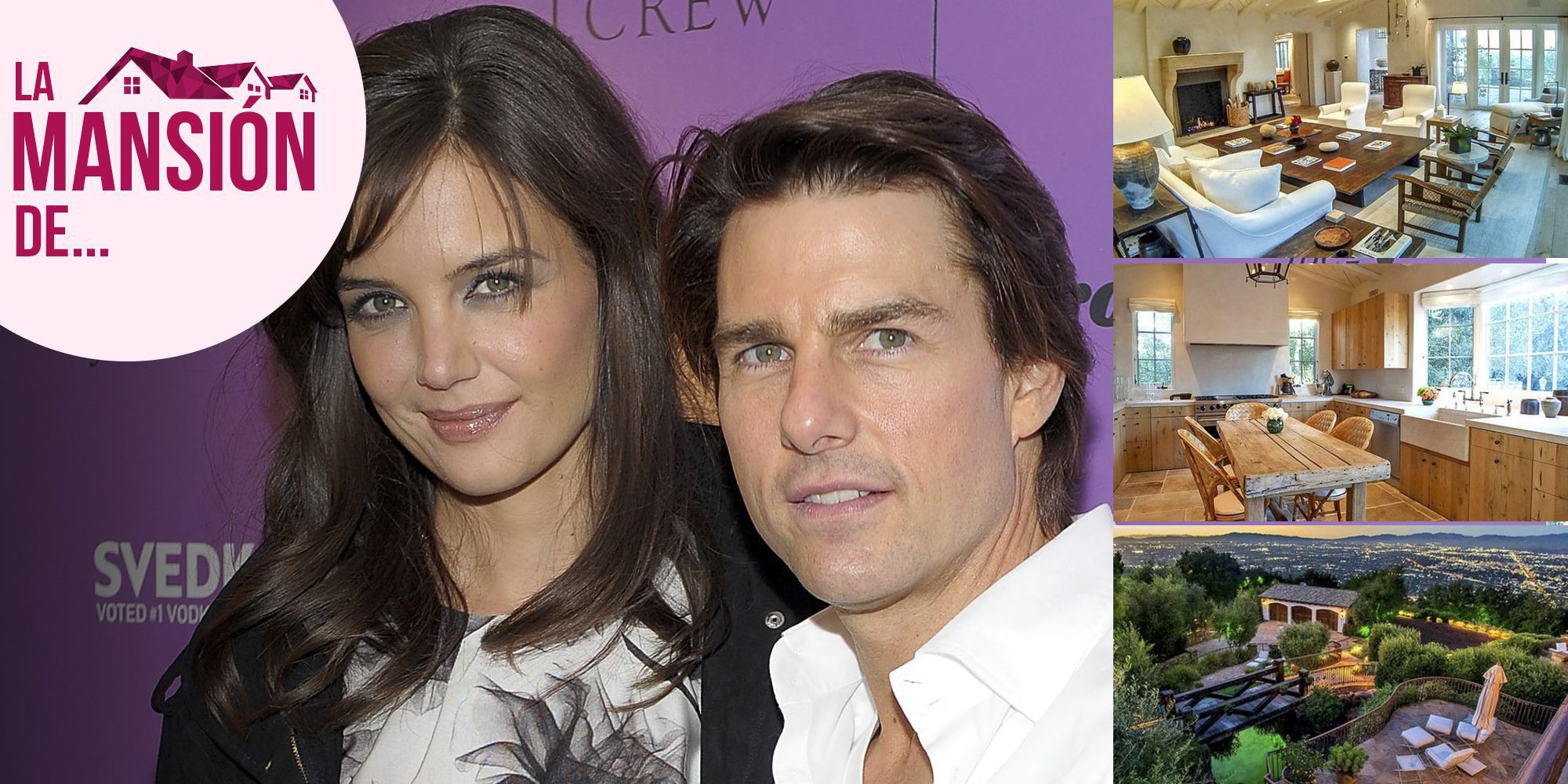 Así es la mansión de 35 millones de euros en la que Tom Cruise vivió con Katie Holmes