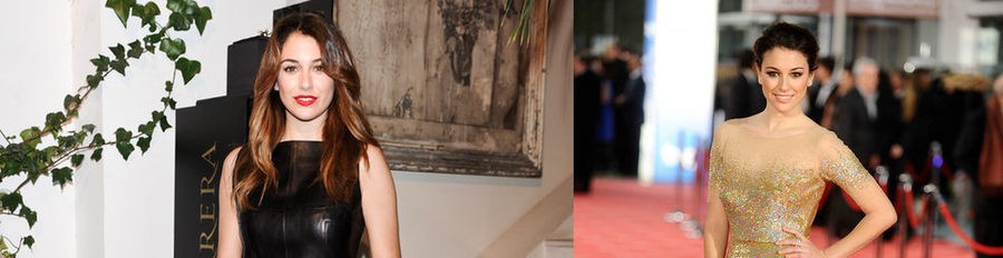 Blanca Suárez recoge el premio 'Maja de los Goya 2012' por su elegancia en la noche del cine