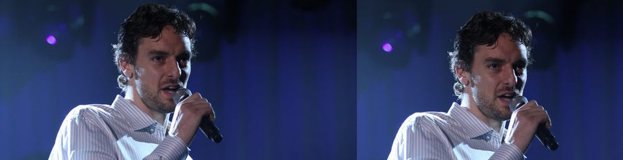 Pau Gasol demuestra sus dotes como cantante en una gala solidaria organizada por Unicef