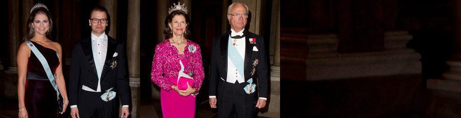 Magdalena de Suecia deslumbra en una cena de gala junto a los Reyes y el Príncipe Daniel