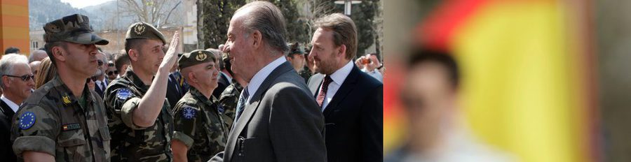 El Rey inaugura la Plaza de España en Mostar en el único acto oficial de la Familia Real el día de la Huelga General