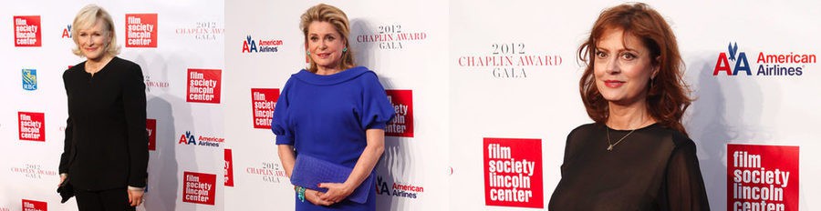 Glenn Close, Susan Sarandon y Kiera Chaplin brillan en los Premios Chaplin
