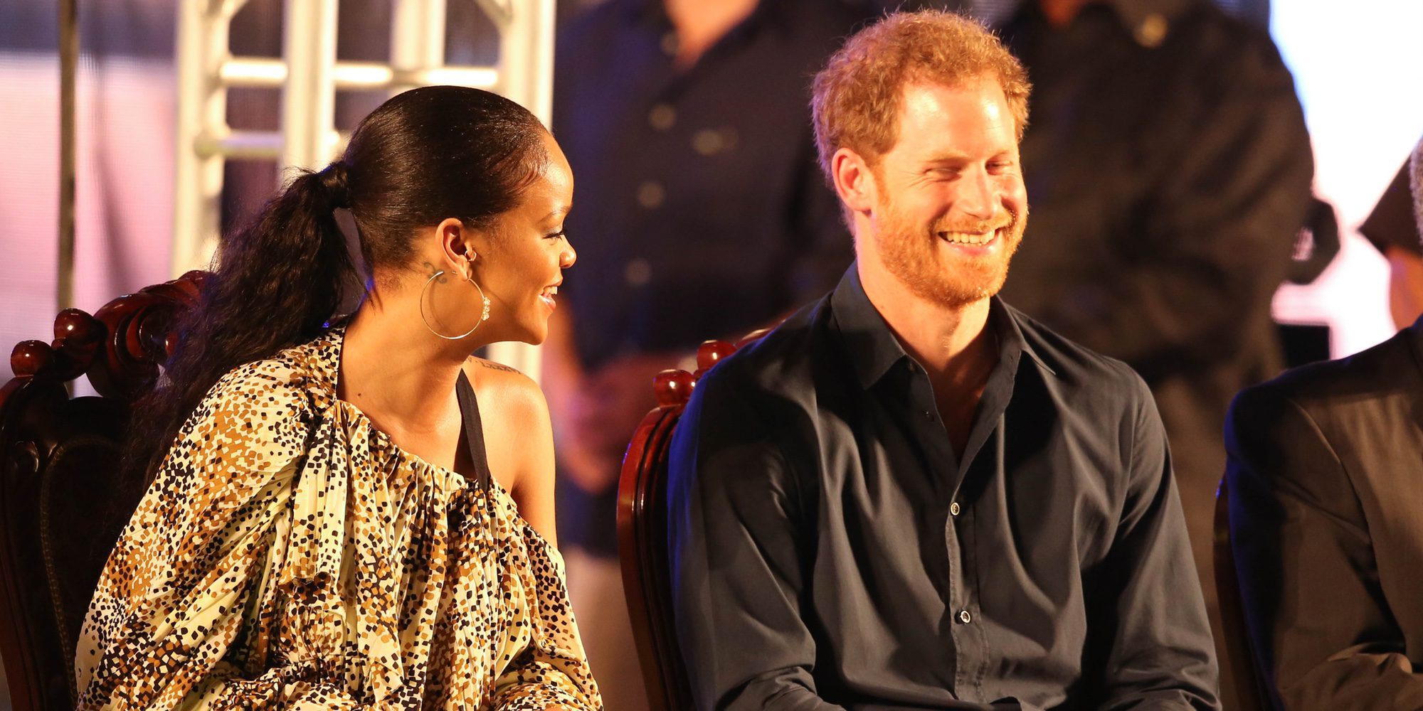 El Príncipe Harry y Rihanna, emocionados y encantados de conocerse en Barbados