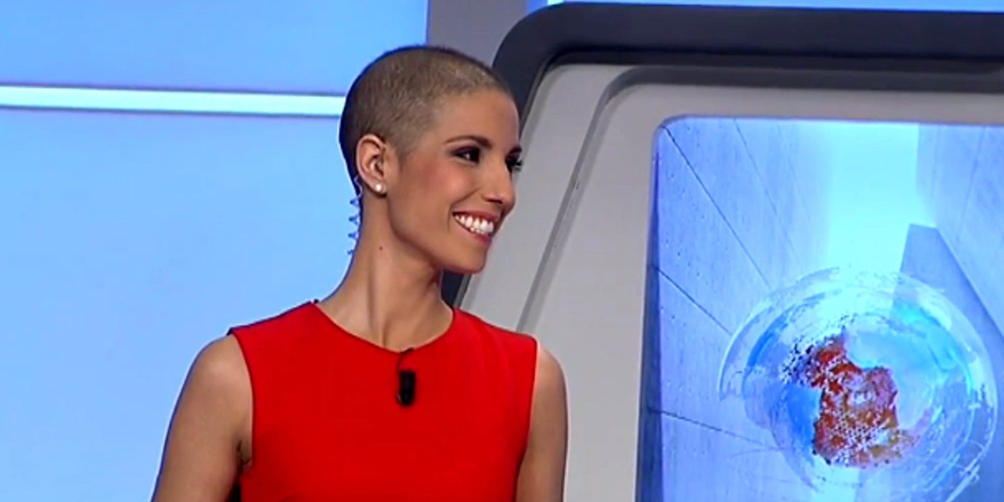La valentía de Marta García, presentadora de 7TV, al regresar a su puesto tras sufrir un cáncer de mama