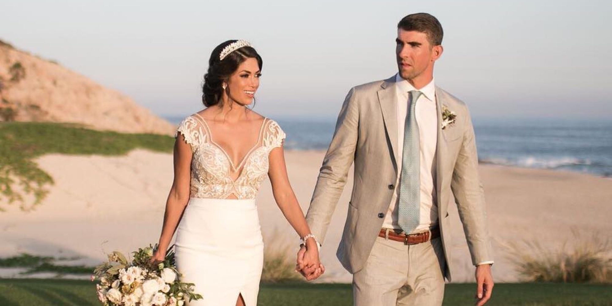 Michael Phelps y Nicole Johnson cuentan todos los detalles de su romántica boda
