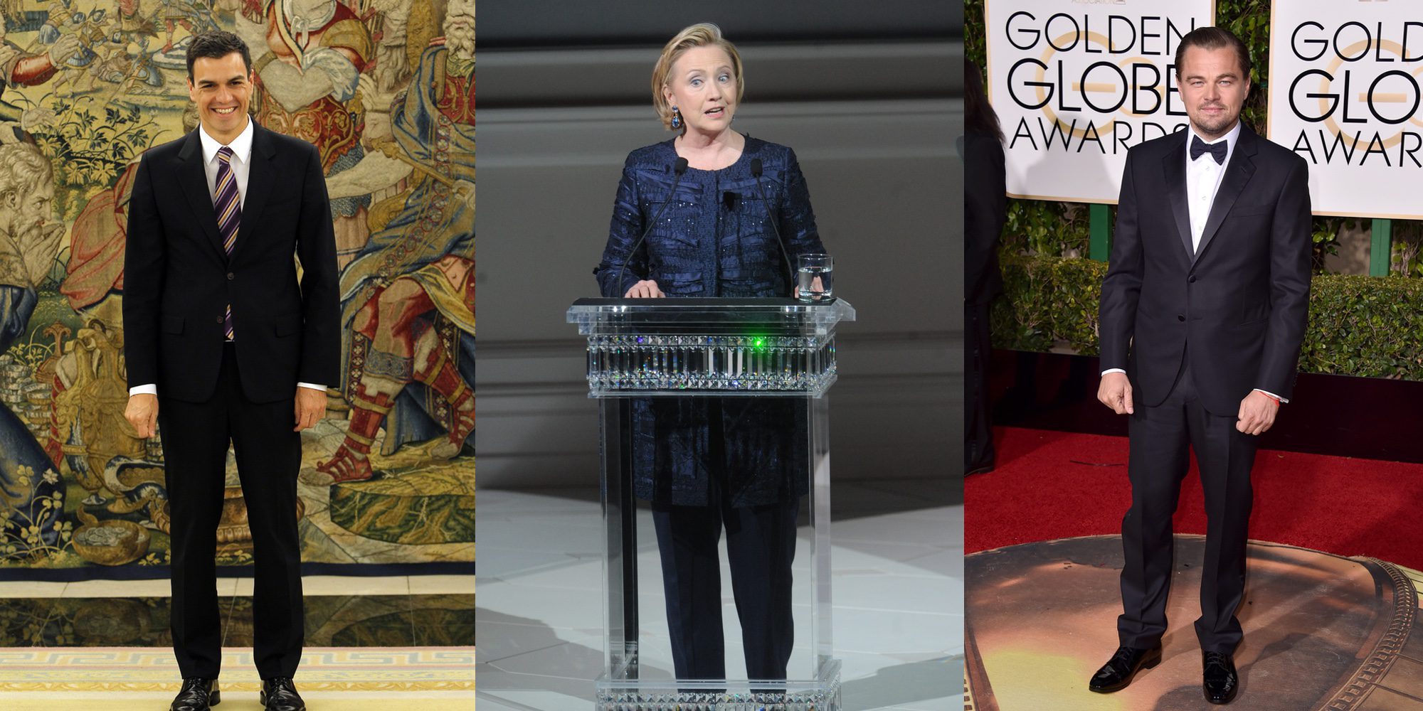 Pedro Sánchez, Leonardo DiCaprio, Hillary Clinton... los personajes que más titulares dieron en 2016
