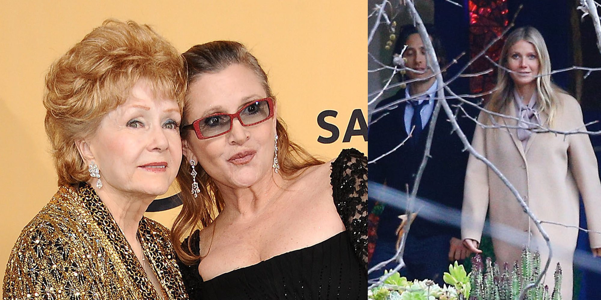 Meryl Streep, Meg Ryan y Gwyneth Paltrow despiden a Debbie Reynolds y Carrie Fisher en un emotivo funeral