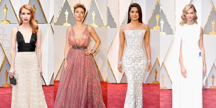 Emma Roberts, Scarlett Johansson, Karlie Kloss y Priyanka Chopra brillan en la alfombra roja de los Oscar 2017