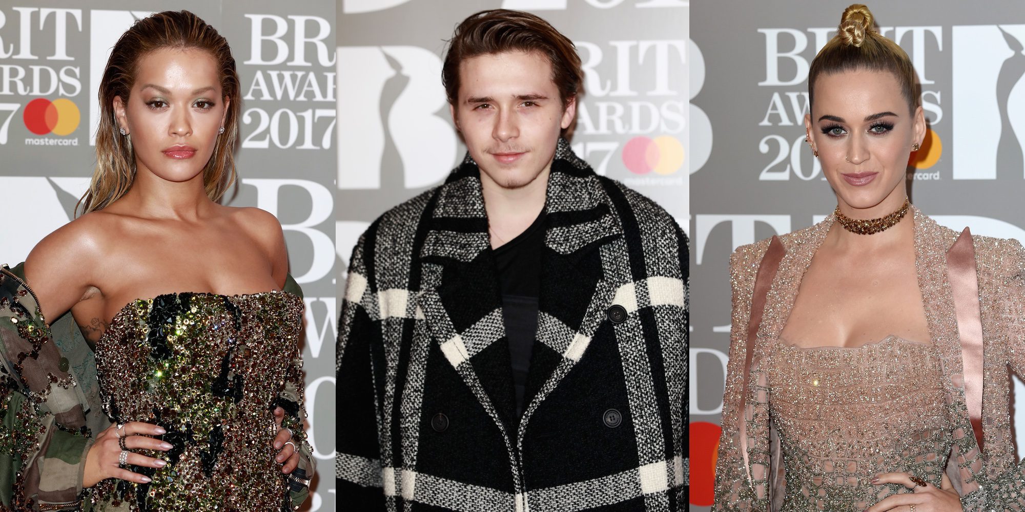 Rita Ora, Brooklyn Beckham o Katy Perry brillan en la red carpet de los Brits 2017