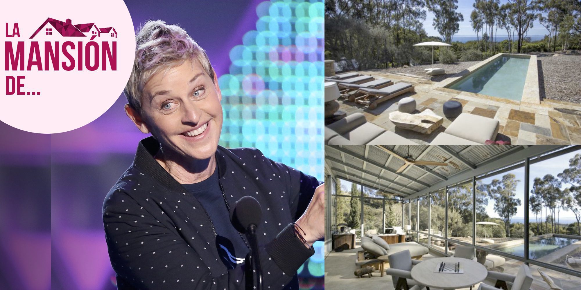 En plena naturaleza: así es la mansión que Ellen DeGeneres tiene en Santa Bárbara