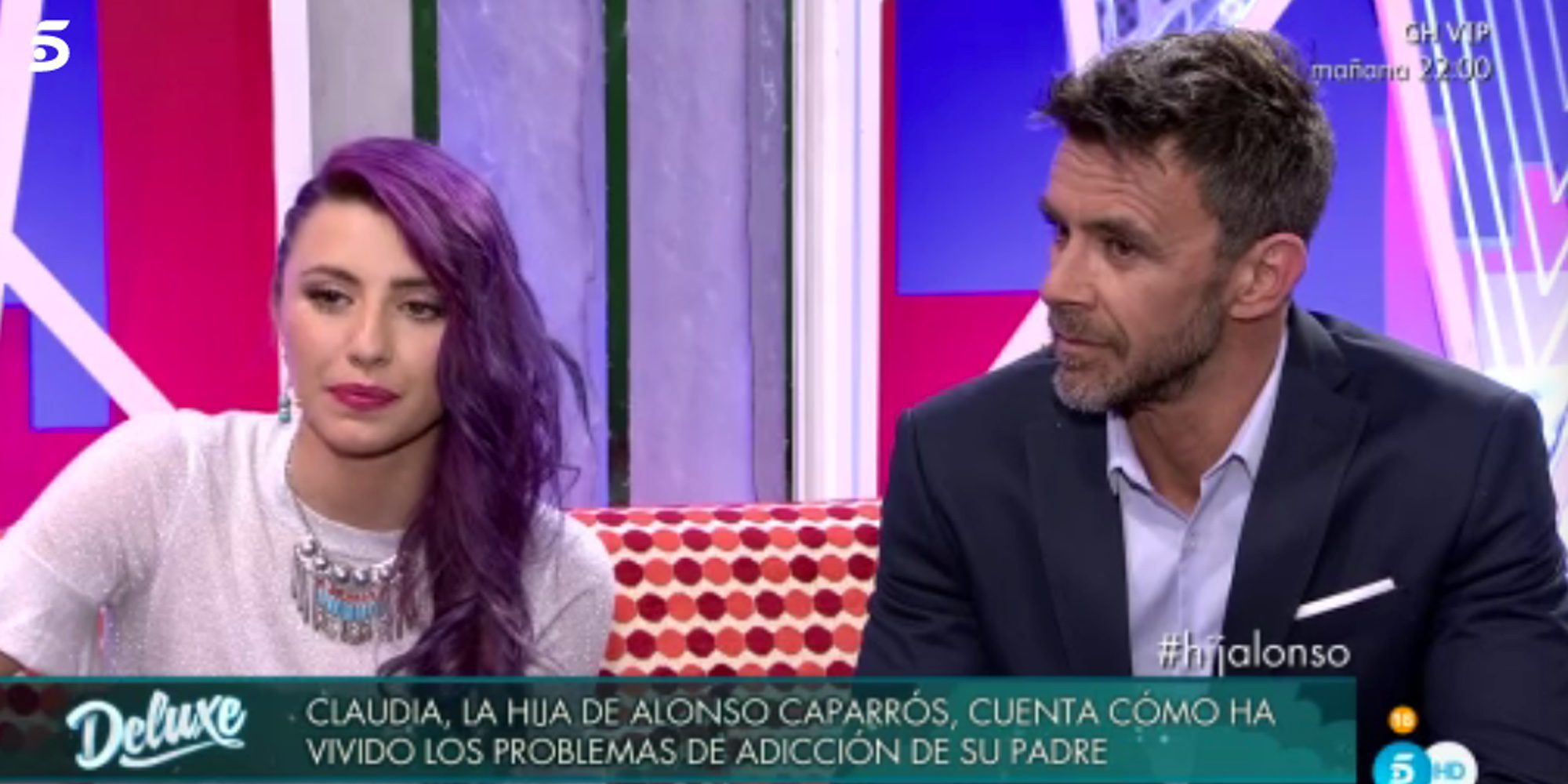 Claudia Caparrós: "Siempre he tenido fe en mi padre pero a veces tengo miedo de que recaiga"